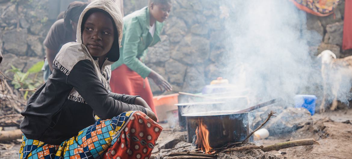 Les déplacements de population en République démocratique du Congo contribuent à une crise sanitaire. © UNICEF/Jospin Benekire