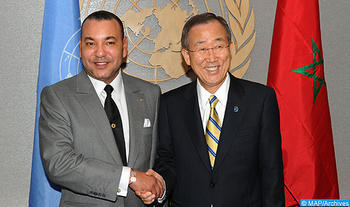 Lutte anti-terrorisme : Ban Ki Moon remercie le Roi du Maroc 