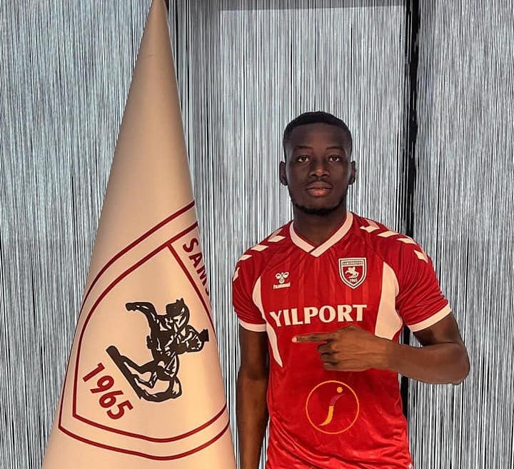Marius Mouandilmadji, international tchadien, rejoint Yılport Samsunspor en première division turque. © DR Marius Mouandilmadji, international tchadien, rejoint Yılport Samsunspor en première division turque. © DR