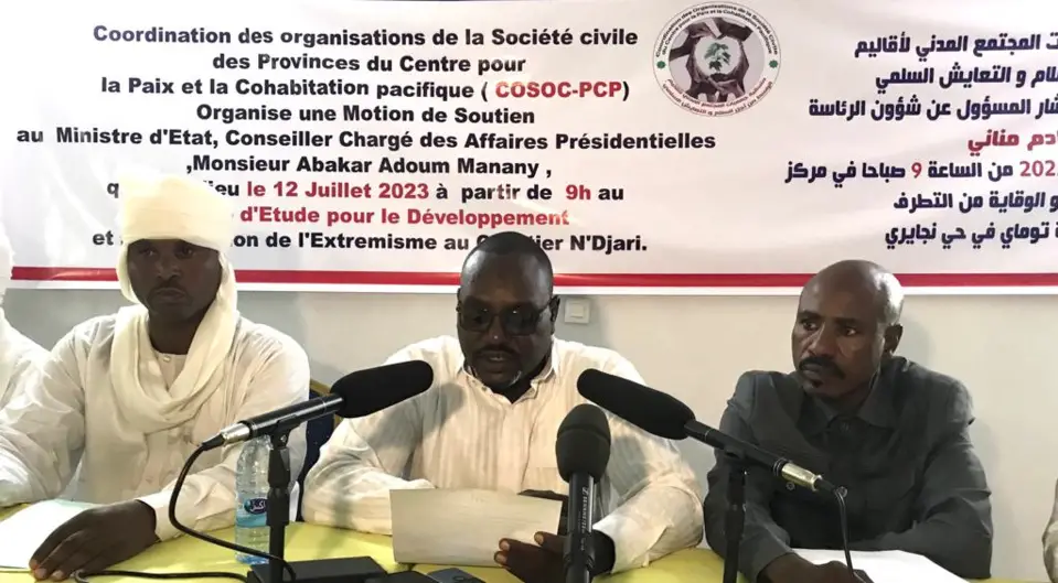 Tchad : la COSOC-PCP dénonce des rumeurs diffamatoires visant Abakar Manany