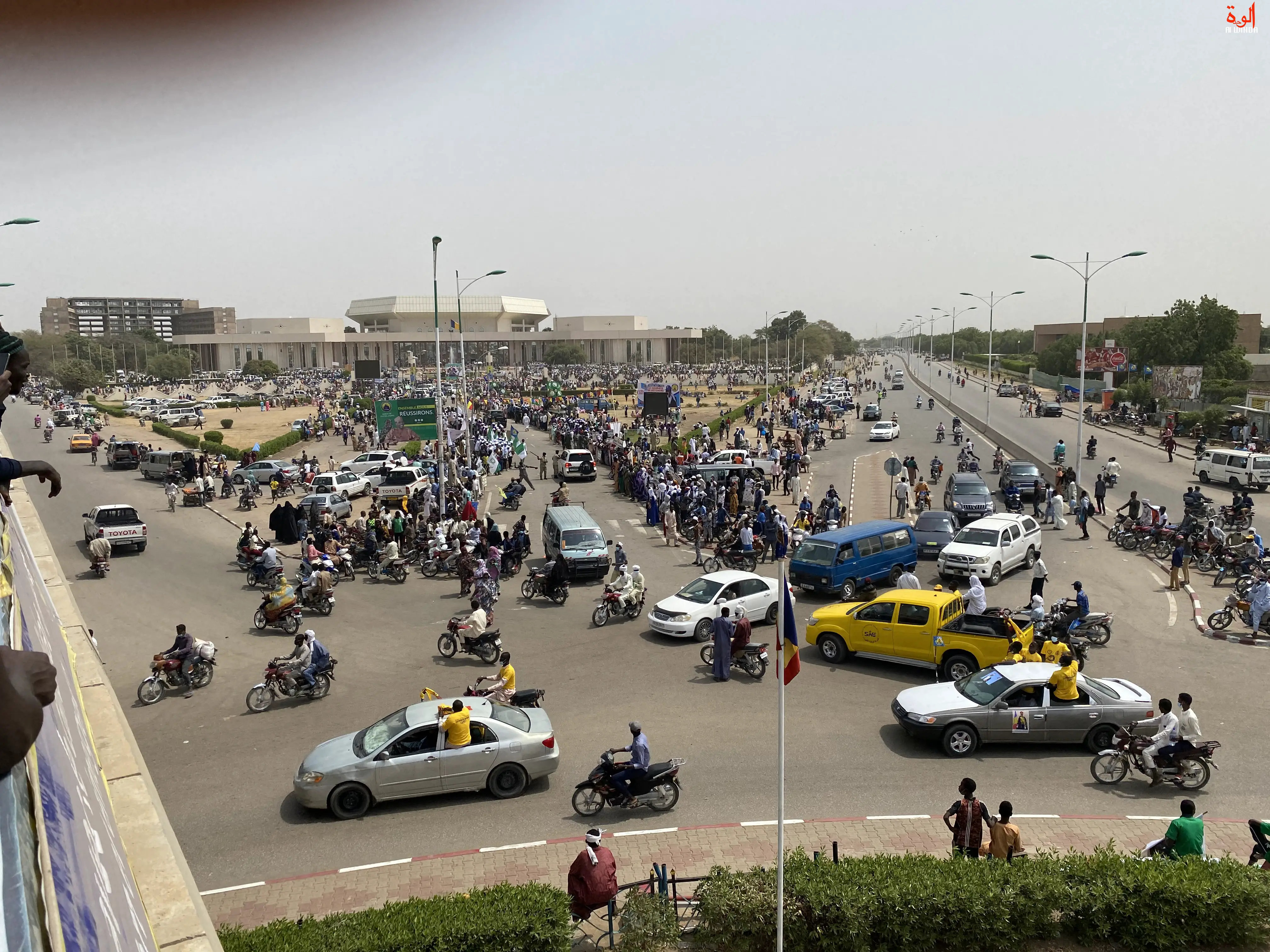 Une vue sur le Palais des arts et de la culture à N'Djamena. © DA/Alwihda Info