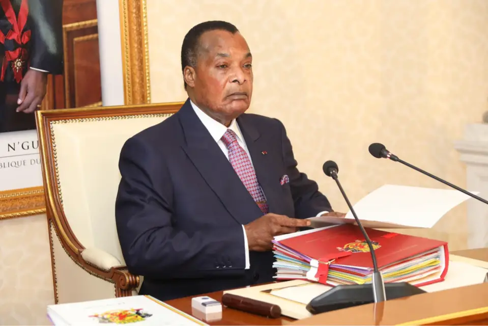 Le chef de l’Etat congolais, Denis Sassou-N’Guesso. © PRC