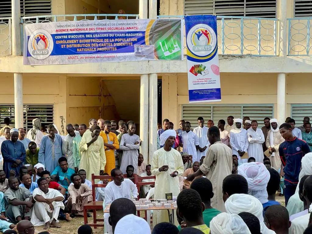 Tchad : opération d'enrôlement et de distribution des titres sécurisés au Chari Baguirmi