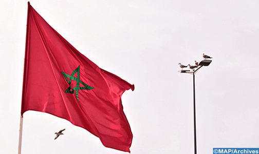 Le drapeau du Maroc. © MAP