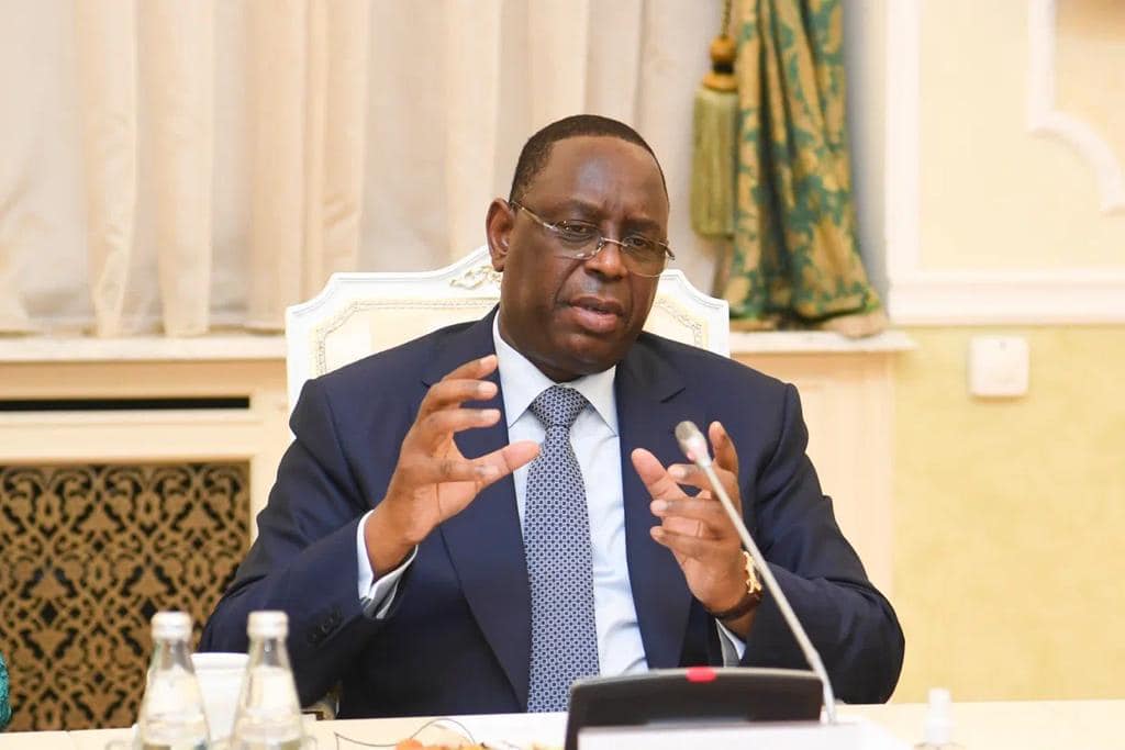 Le président sénégalais Macky Sall. © PRS