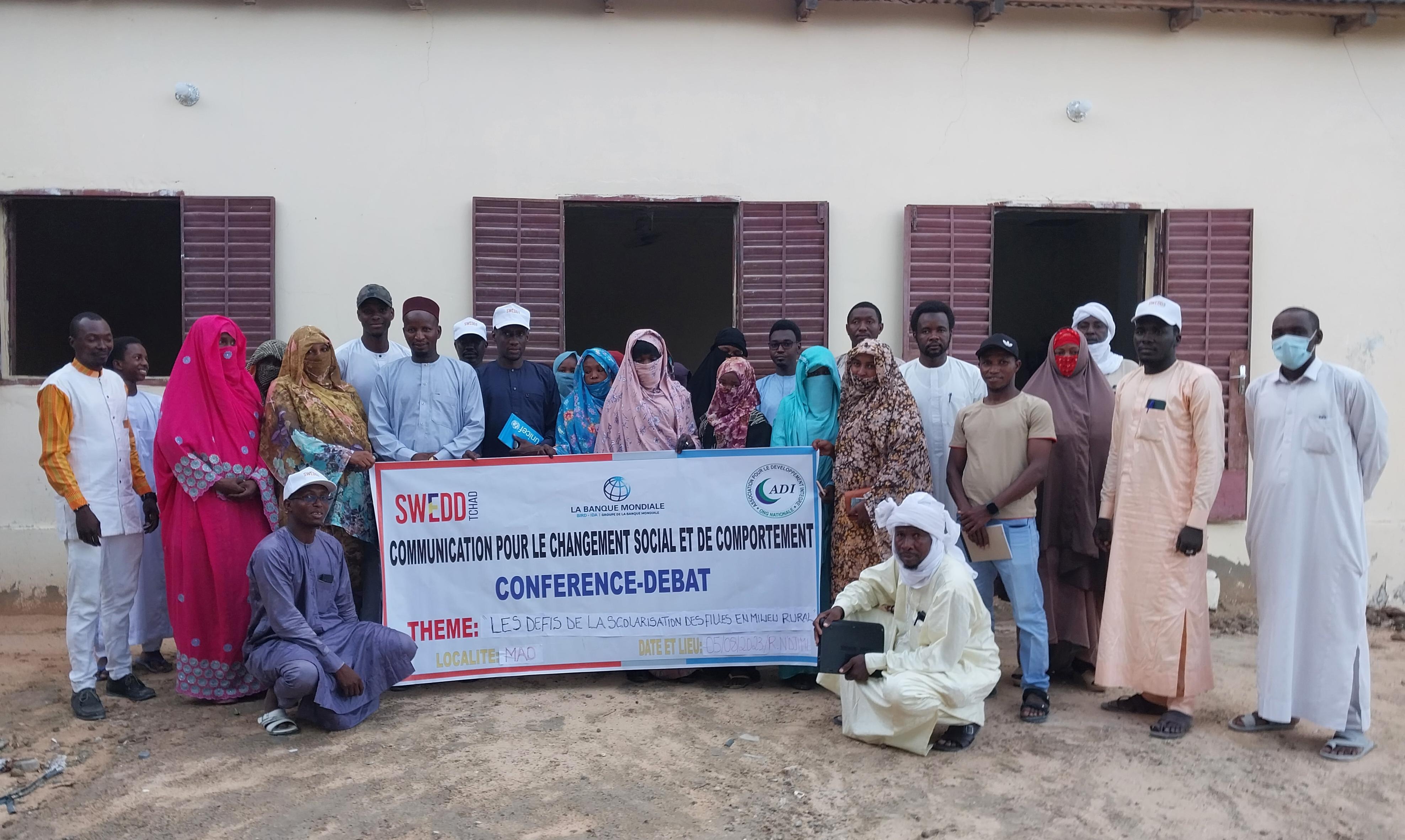 Tchad : SWEDD et l'ONG ADI sensibilisent sur les défis de la scolarisation des filles à Mao Tchad : SWEDD et l'ONG ADI sensibilisent sur les défis de la scolarisation des filles à Mao