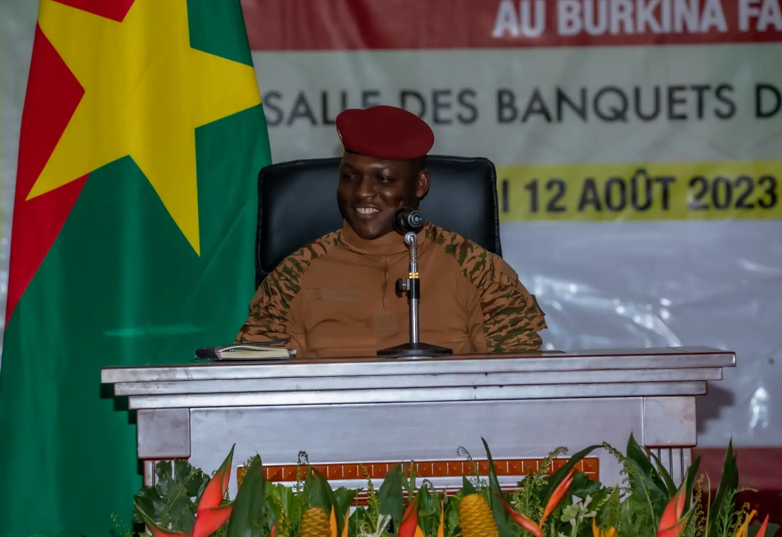 Burkina Faso : Le capitaine Ibrahim Traoré appelle la jeunesse à accompagner l'élan engagé pour la souveraineté du pays