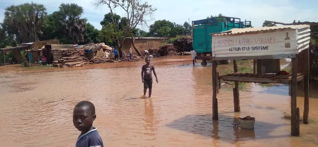 Tchad : Grosses inondations à Moundou, les populations ont les pieds dans l’eau