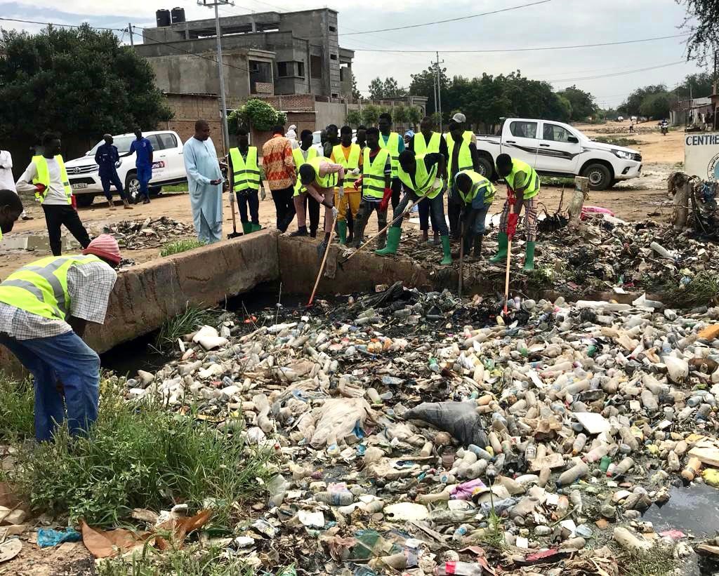 N’Djamena : une action environnementale de l'Association Daballaye au 8ème arrondissement