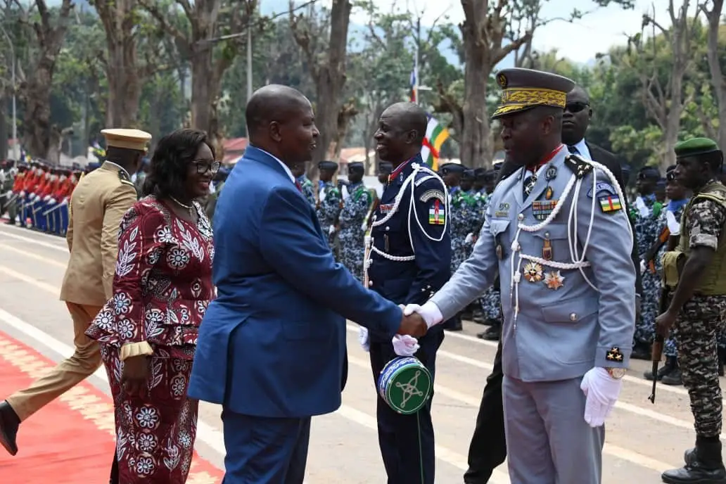 Centrafrique : Le président Touadera salue les forces de défense et sécurité pour avoir restaurées l’autorité de l’Etat