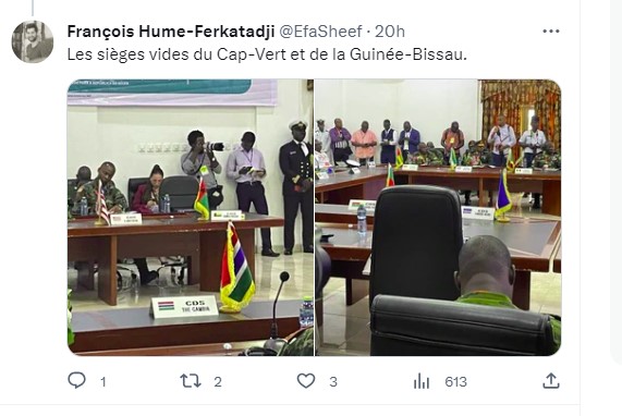 Situation au Niger : La Guinée-Bissau est en « parfaite concordance » avec les décisions prises par les chefs d’état-major de la Cédéao Situation au Niger : La Guinée-Bissau est en « parfaite concordance » avec les décisions prises par les chefs d’état-major de la Cédéao