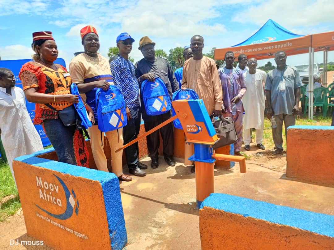 24 forages d'eau offerts par Moov Africa à la population tchadienne