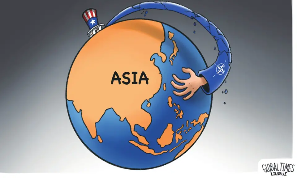 U.S.-led "mini NATO" trilateral alliance undermines peace, stability in Asia-Pacific