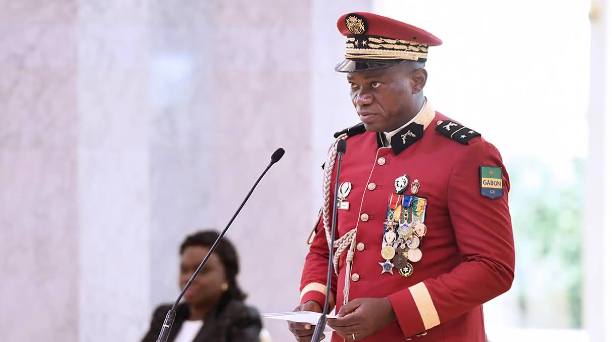 Le général Brice Clotaire Oligui Nguema. © DR