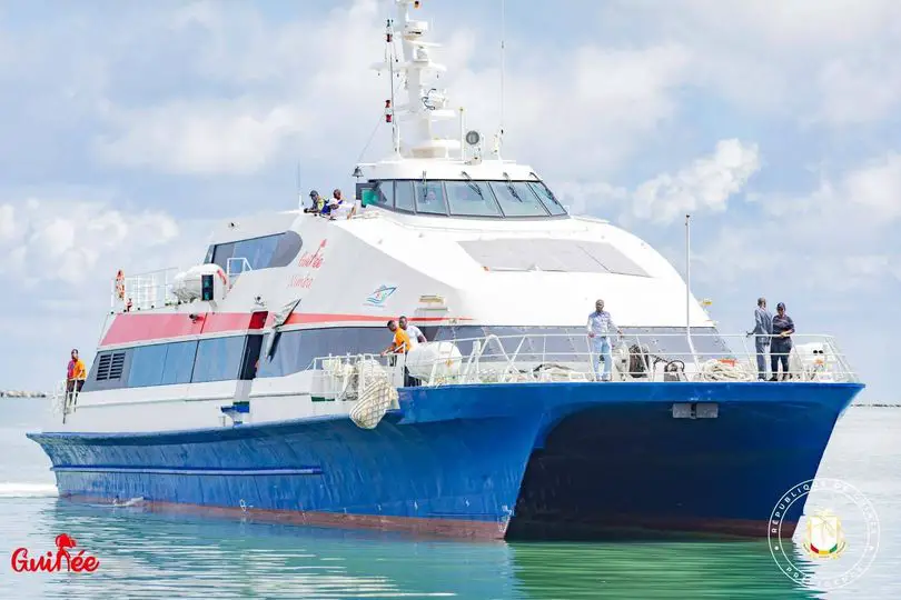 Guinée : réception d’un nouveau bateau au port de Conakry