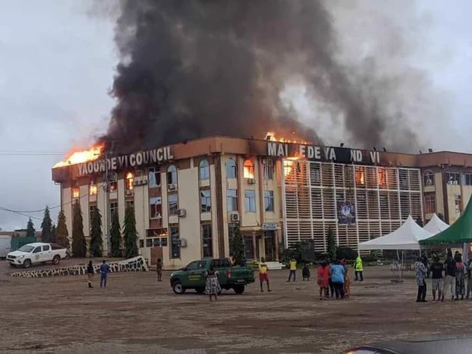 Cameroun : La Mairie de Yaoundé 6ème en feu