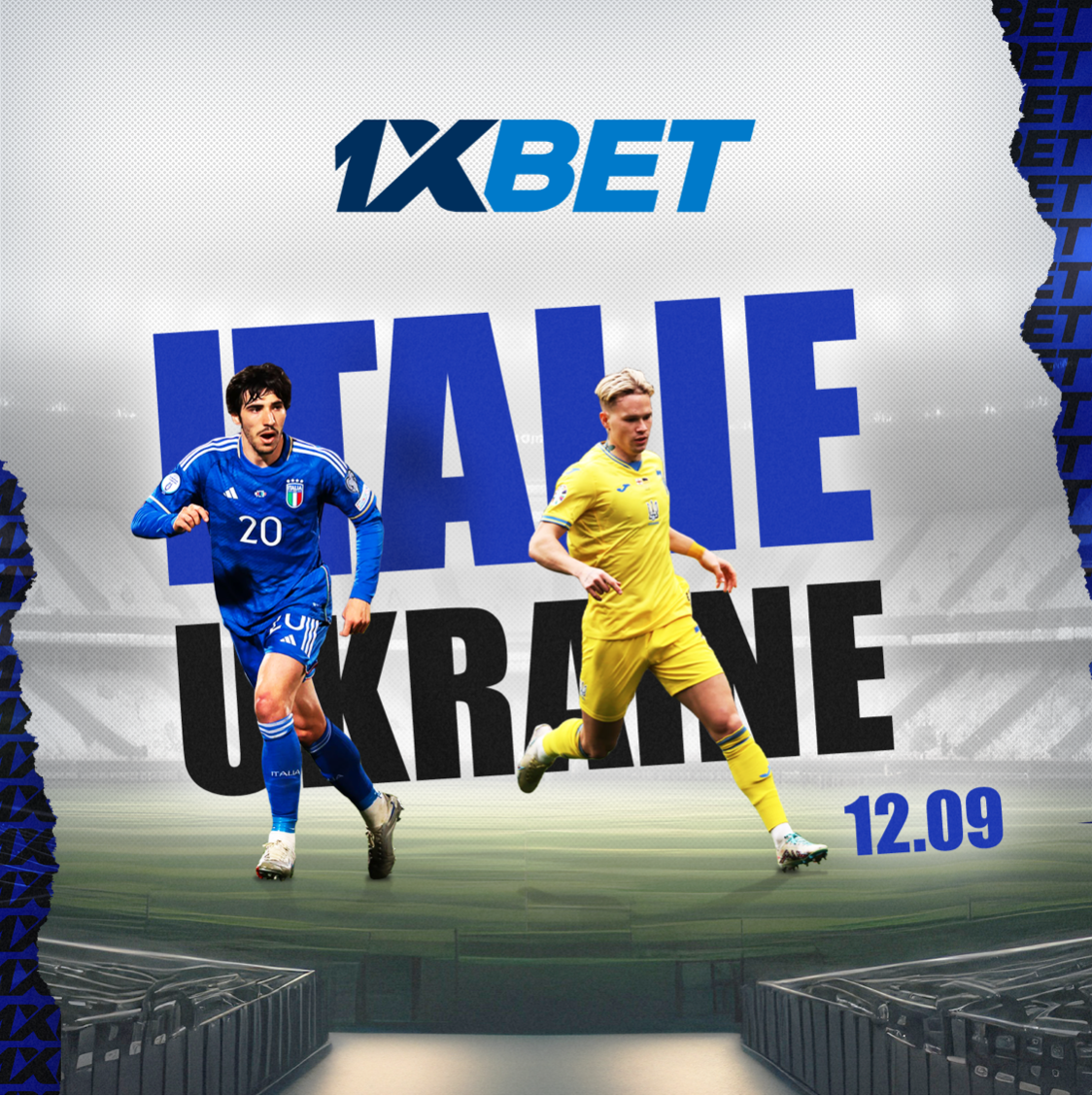 Italie vs Ukraine : 1xBet présente les participants du match de qualification pour l'EURO 2024 Italie vs Ukraine : 1xBet présente les participants du match de qualification pour l'EURO 2024