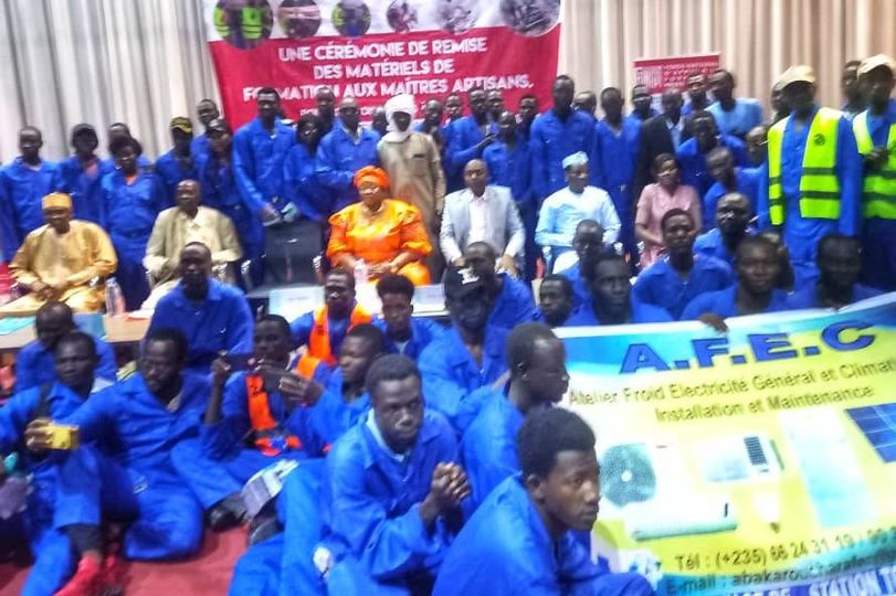Tchad : des maitres artisans bénéficient de matériels de formation du FONAP Tchad : des maitres artisans bénéficient de matériels de formation du FONAP
