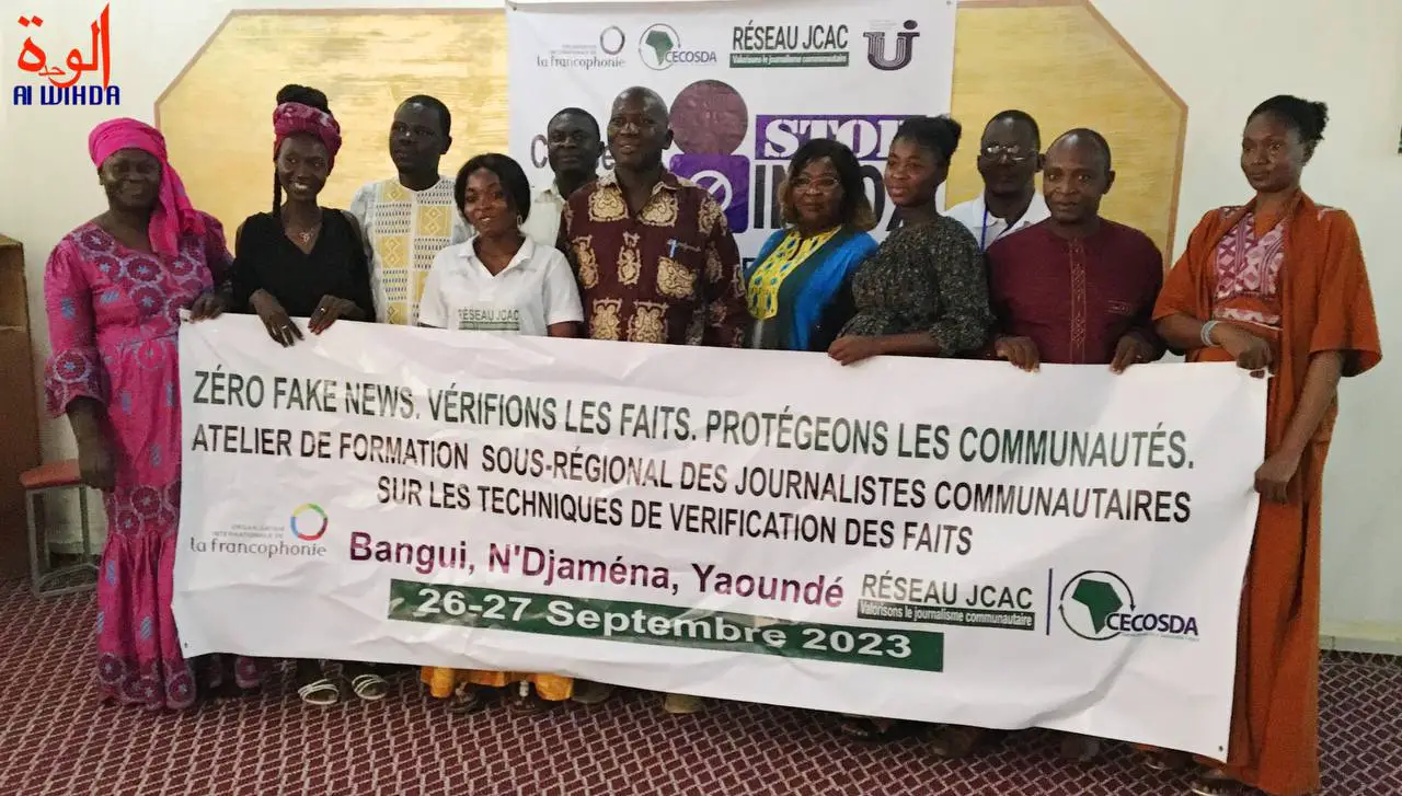 Tchad : les journalistes communautaires formés sur les fake news, les rumeurs et la désinformation par l'OIF