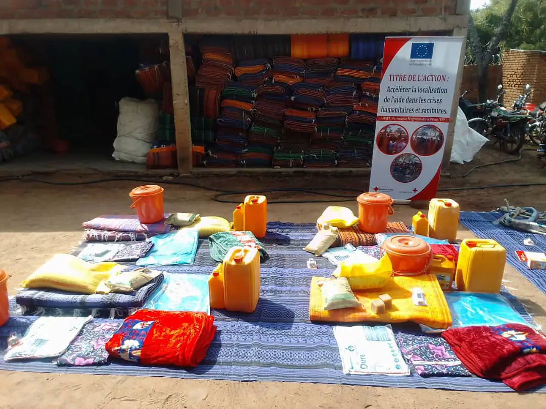 Tchad : remise de kits de pré-positionnement à la Croix Rouge provinciale de la Tandjilé