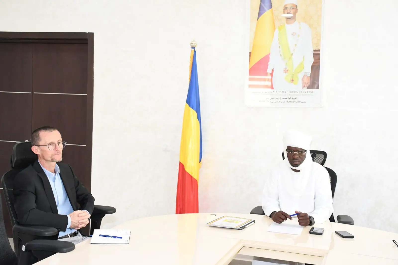 Tchad : le ministre des Infrastructures supervise les travaux d'infrastructures routières