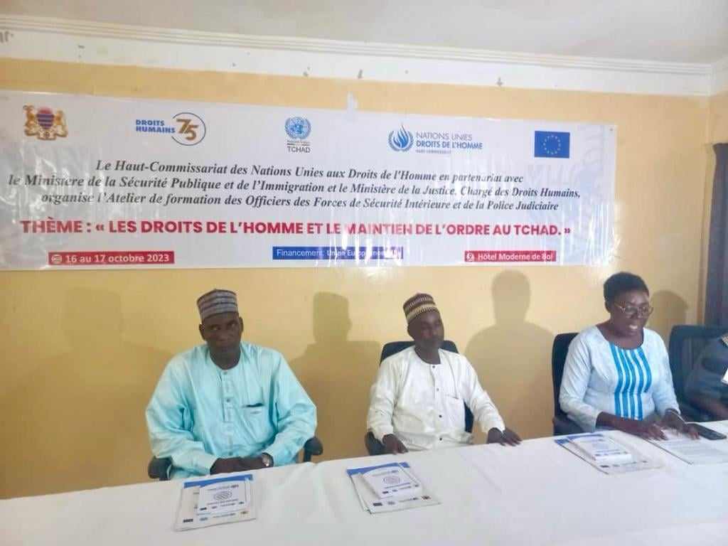 Tchad : un atelier organisé en faveur des officiers des Forces de sécurité intérieure Tchad : un atelier organisé en faveur des officiers des Forces de sécurité intérieure