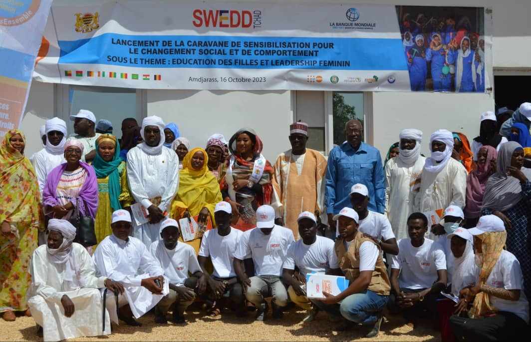 Tchad : SWEDD lance la caravane Stronger Together 2023 à Amdjarass Tchad : SWEDD lance la caravane Stronger Together 2023 à Amdjarass