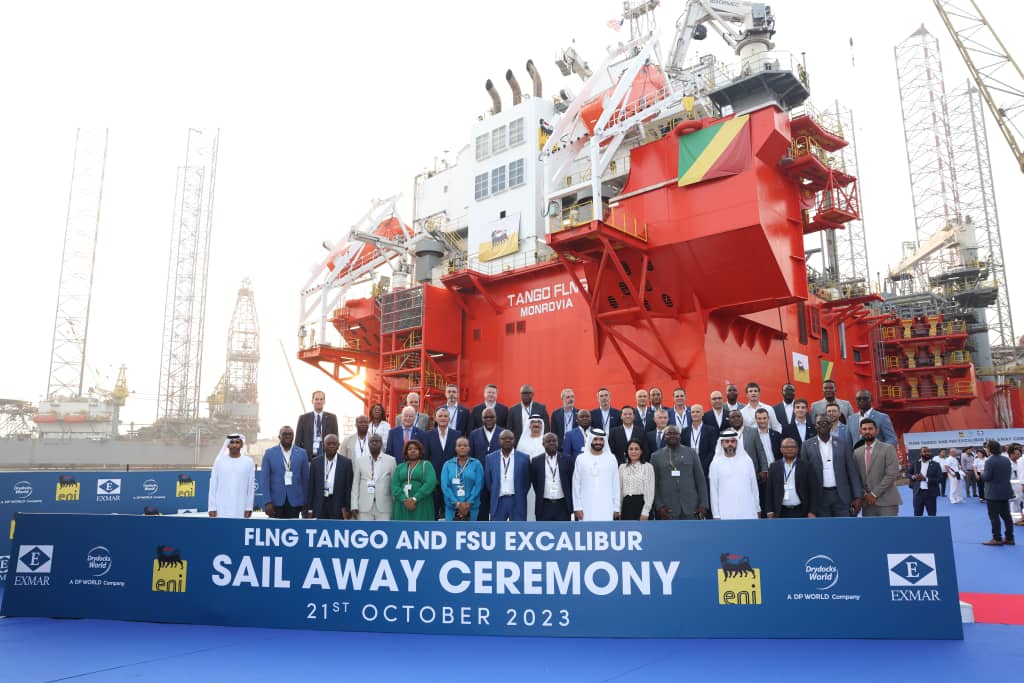 L'AEC célèbre l'appareillage du méthanier congolais, dont la première production est prévue pour décembre 2023
