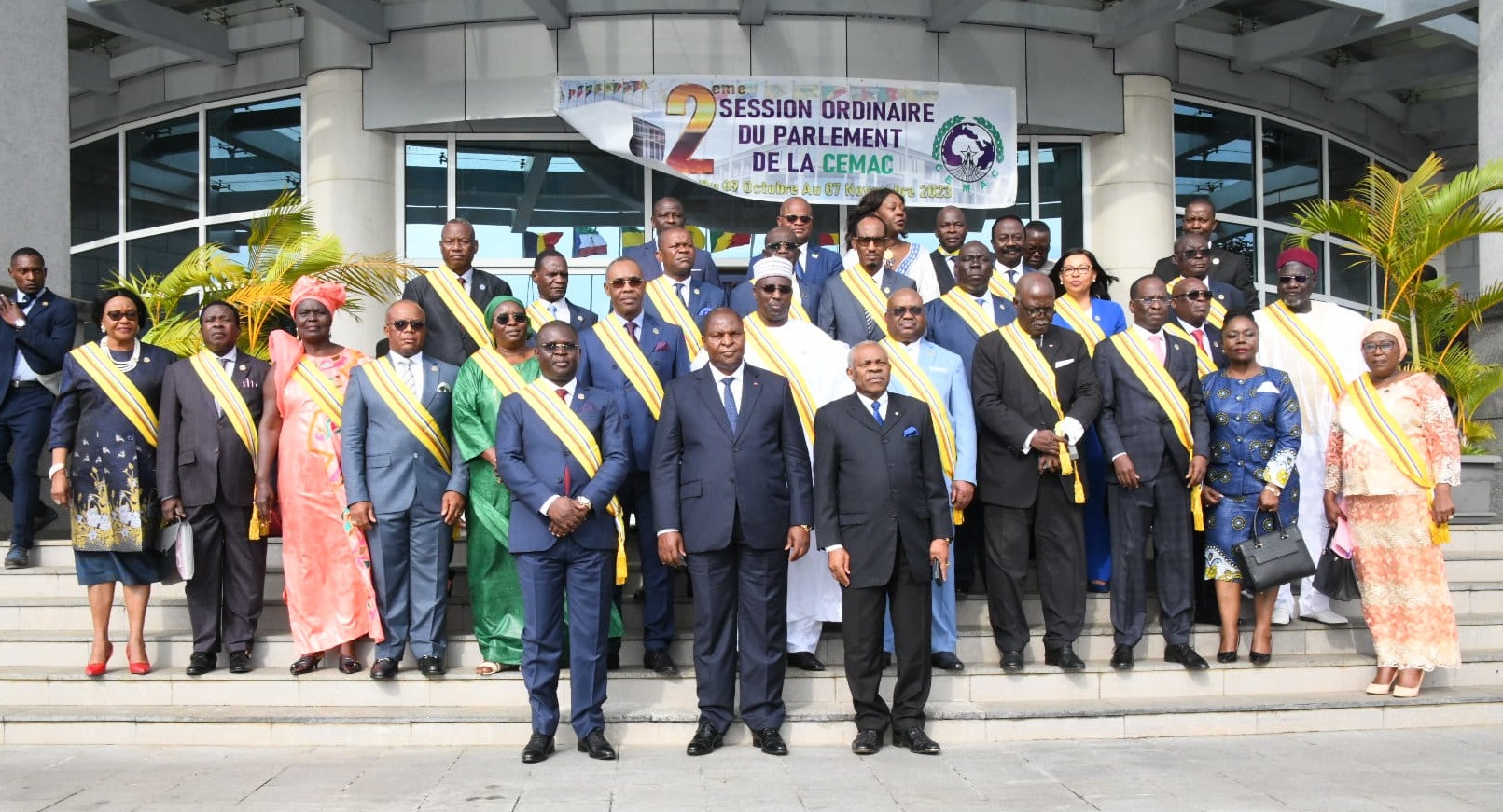 Parlement de la Cemac : visite du président Faustin Archange Touadera à Malabo Parlement de la Cemac : visite du président Faustin Archange Touadera à Malabo