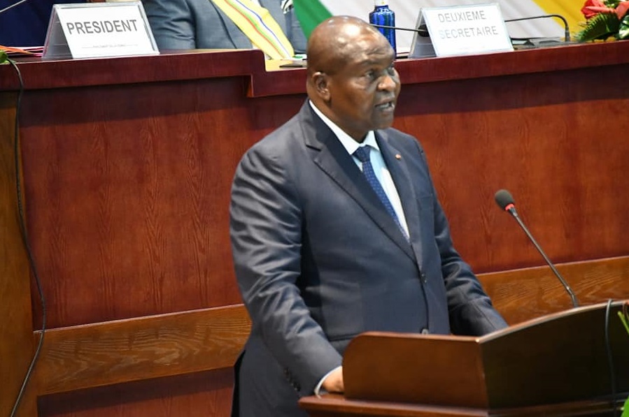 Parlement de la Cemac : visite du président Faustin Archange Touadera à Malabo Parlement de la Cemac : visite du président Faustin Archange Touadera à Malabo
