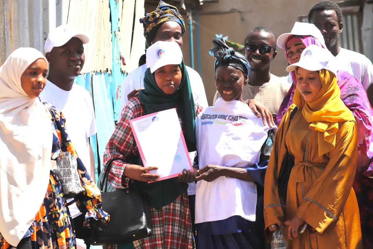 Tchad : Awine Tchad Tech soutient l'éducation des enfants d'une travailleuse du marché de Dembé