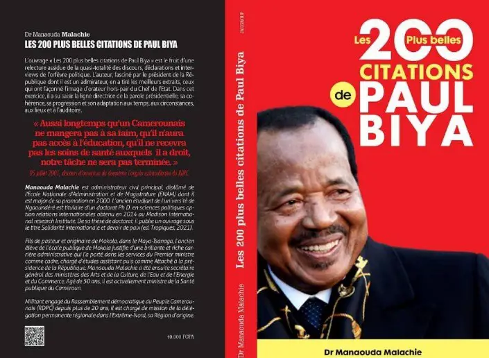Cameroun : le ministre de la Santé publie un livre sur 200 belles citations de Paul Biya