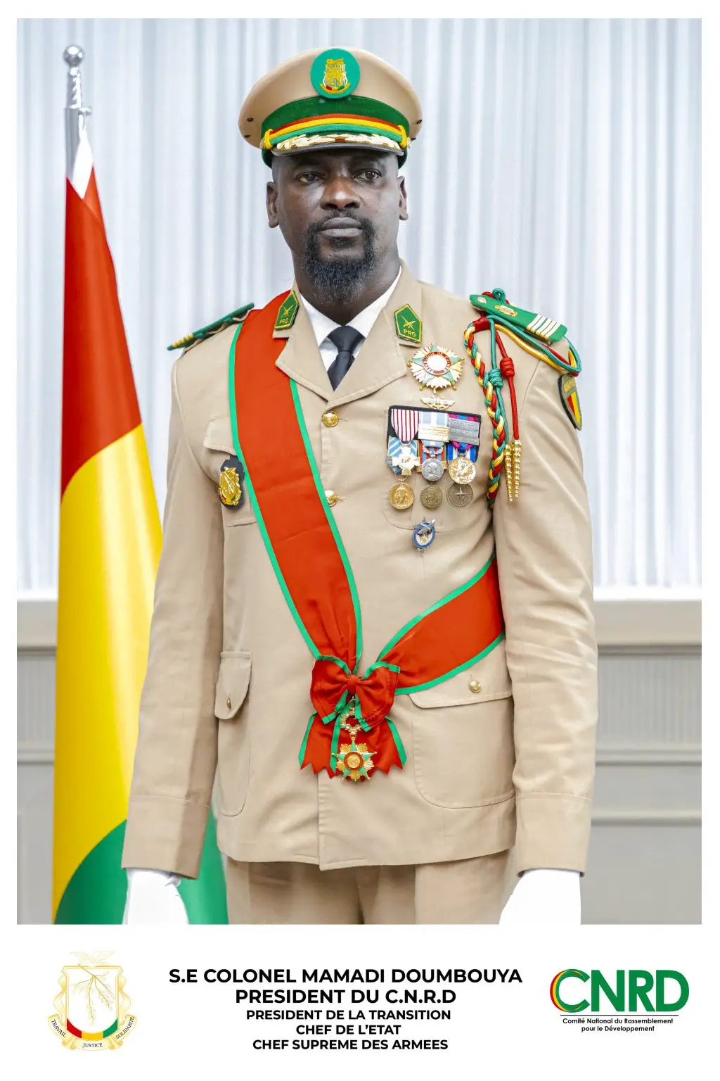 Mamadou Doumbouya, Président de la transition de la Guinée / Présidence de la Guinée