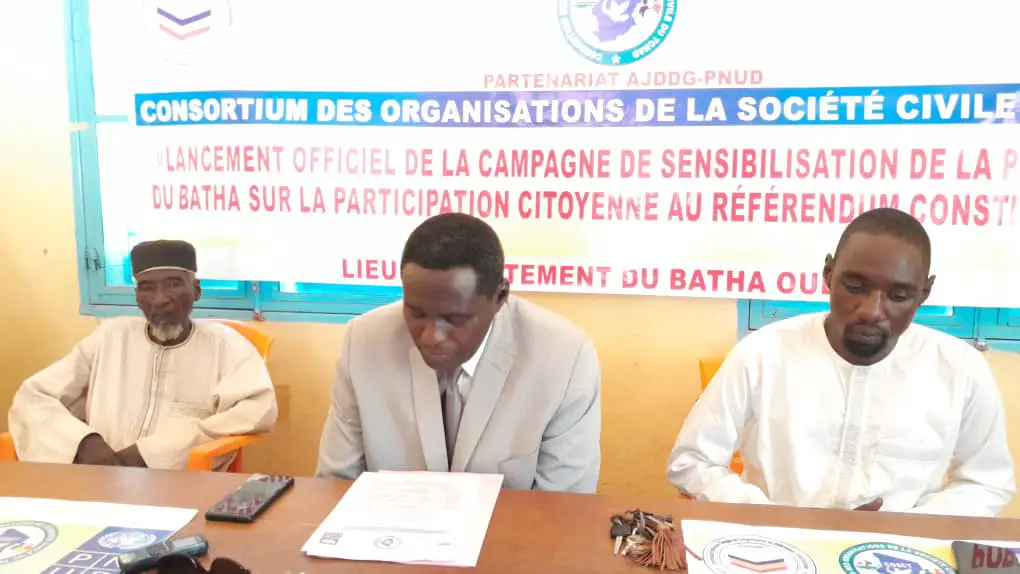 Tchad : une campagne lancée pour la sensibilisation au référendum à Ati