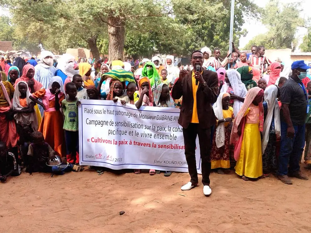 Tchad : campagne de sensibilisation pour la paix à Koundjourou dans la province du Batha