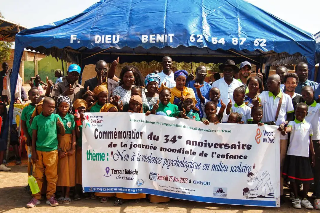 Tchad : la Fondation Dieu Bénit dit "Non à la violence psychologique en milieu scolaire"