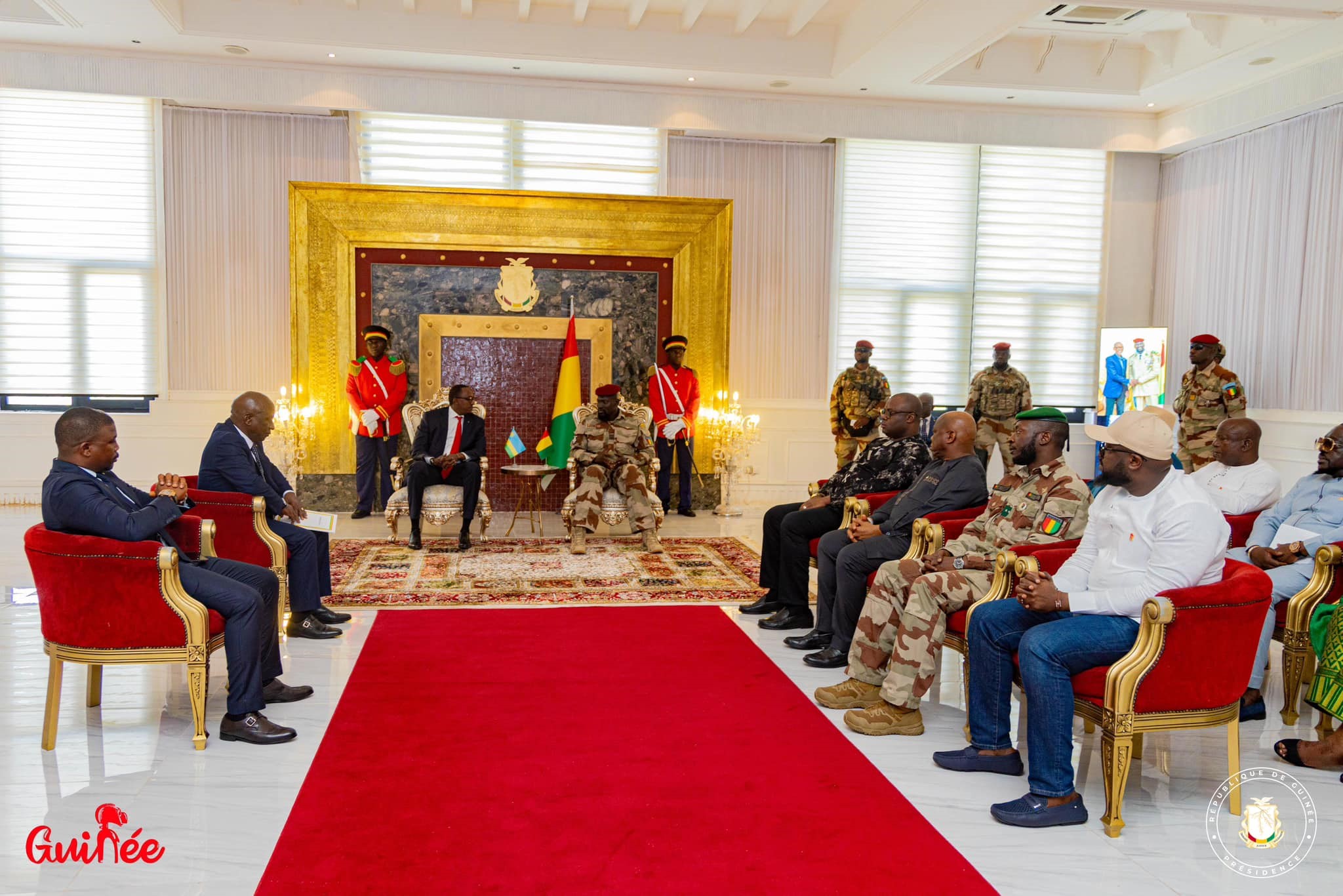 Guinée (Conakry) De nouveaux ambassadeurs presentent leurs lettres de