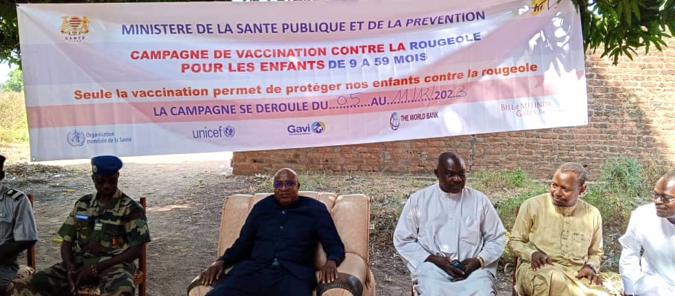 Tchad : campagne de vaccination contre la rougeole dans le département de la Tandjile-Ouest 