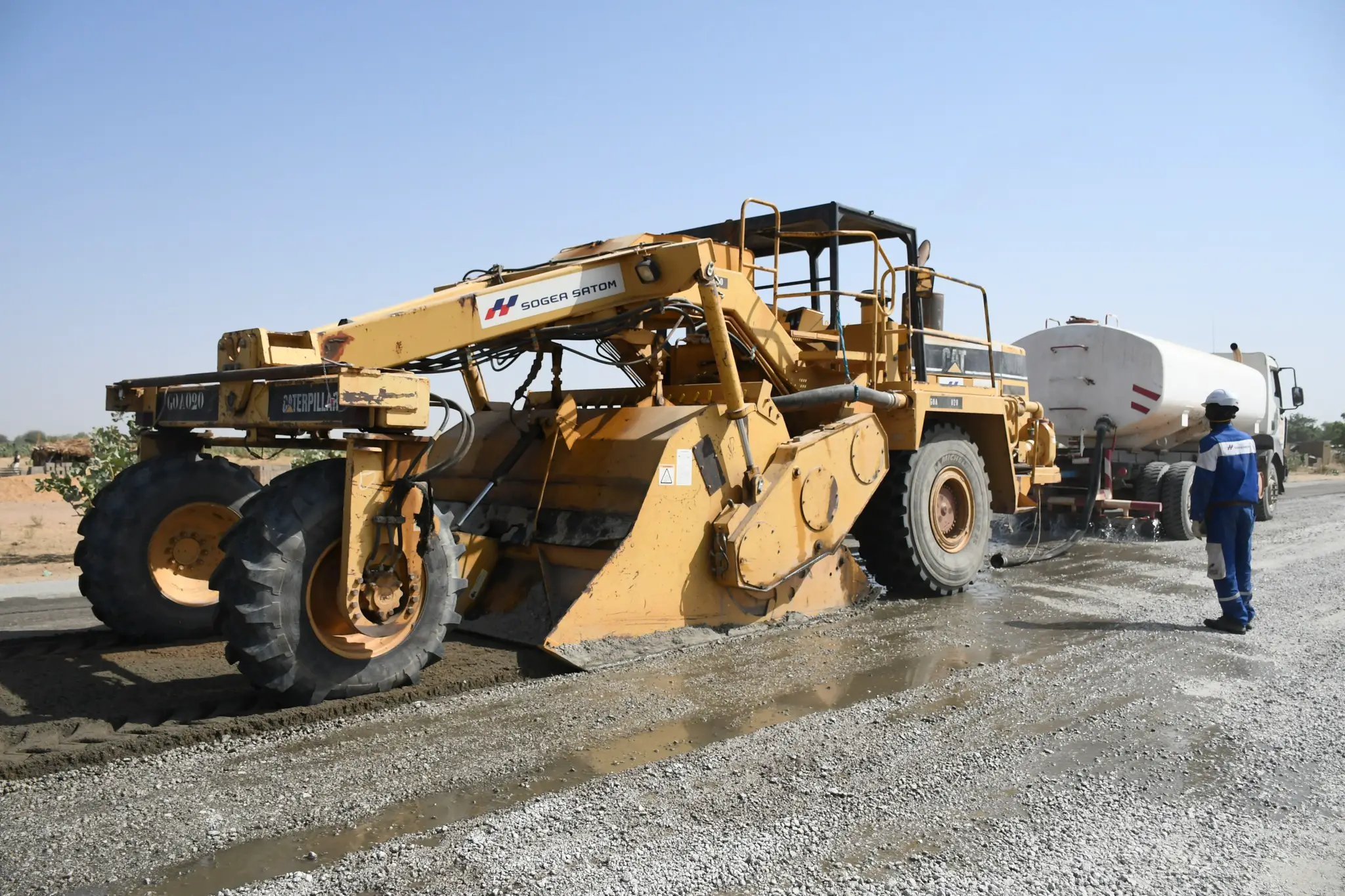 Tchad : reprise des travaux de bitumage de la route Gassi-Dourbali après une longue interruption