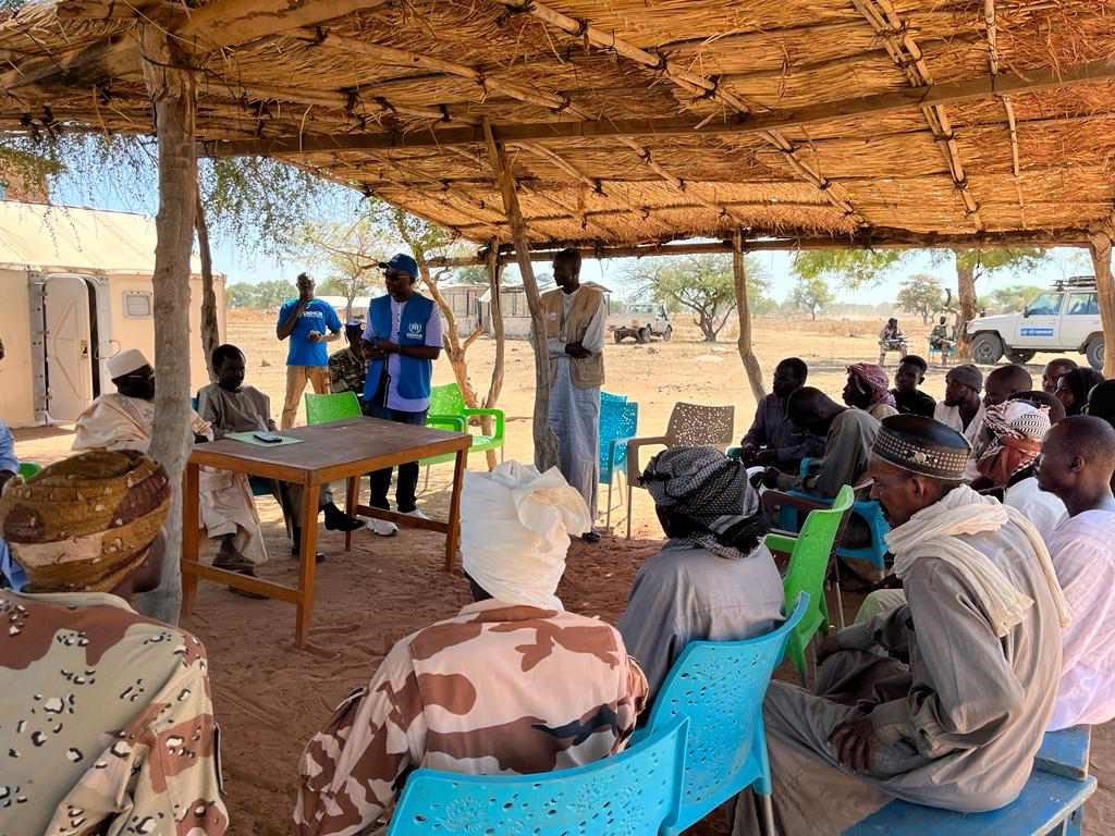 Tchad : Une mission mixte sur le site des réfugiés à Kerfi Tchad : Une mission mixte sur le site des réfugiés à Kerfi