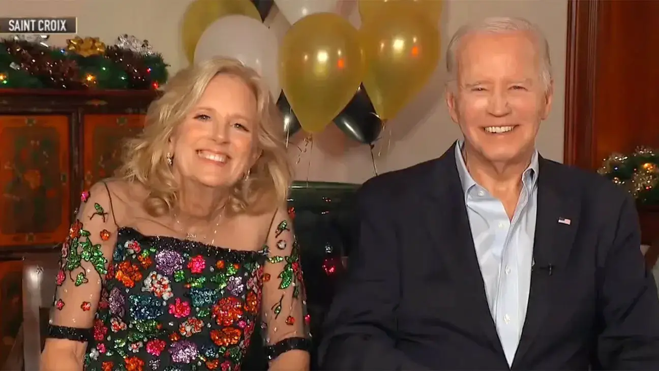 Le couple présidentiel à l'occasion du « Rockin' Eve du Nouvel An de Dick Clark ». Photo : hollywoodreporter.com