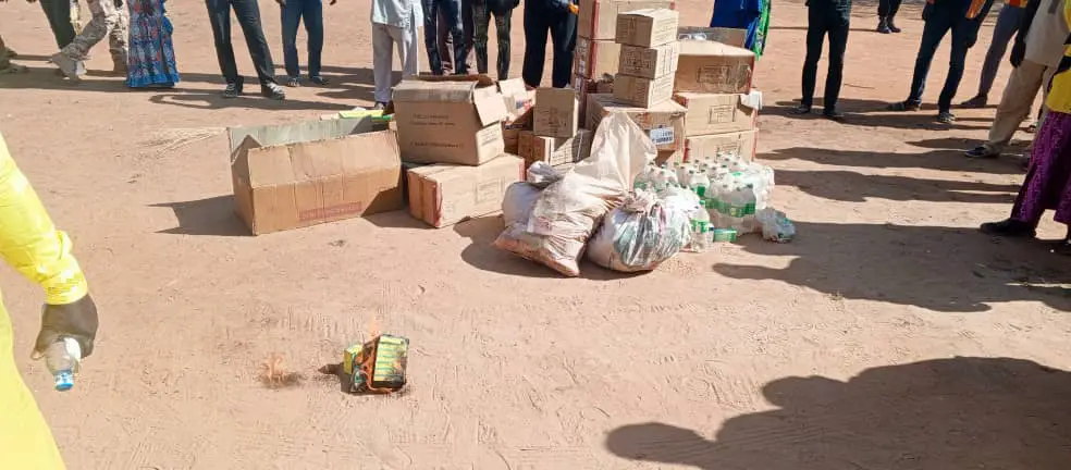 Tchad : incinération des produits périmés et prohibés à Kelo