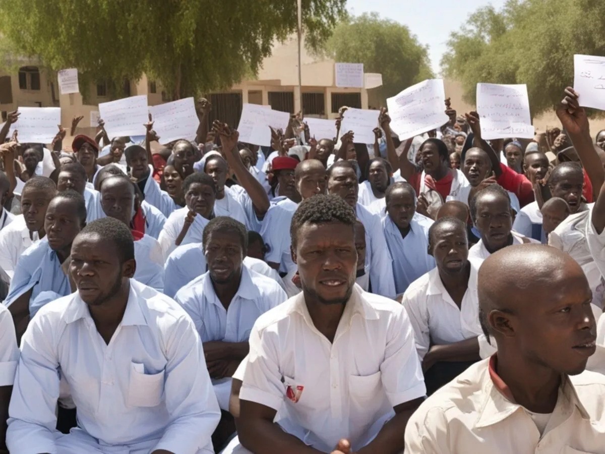 Les enseignants en grève ont vu leurs salaires suspendus en novembre 2023. Photo : wadr.org