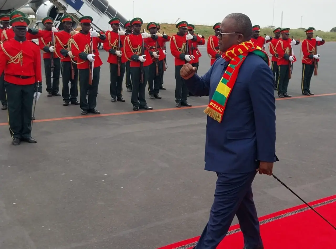 CAN 2023 : Le Président de la Guinée Bissau est à Abidjan pour soutenir son équipe