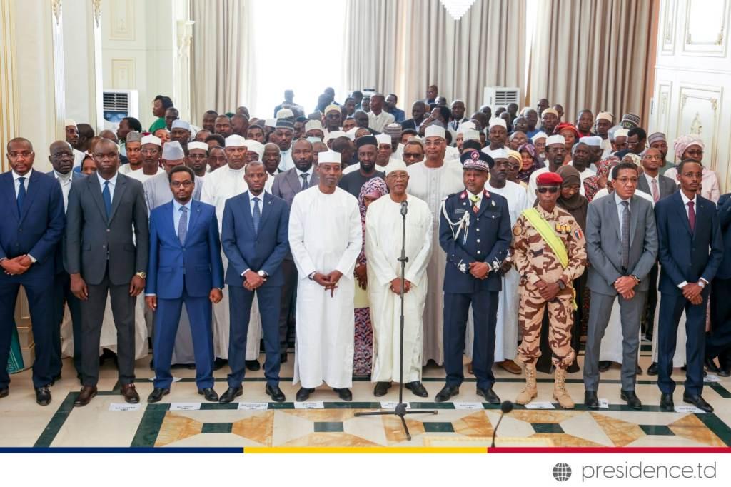 Tchad : Présentation des vœux de nouvel an du personnel de la Présidence au Chef de l’Etat