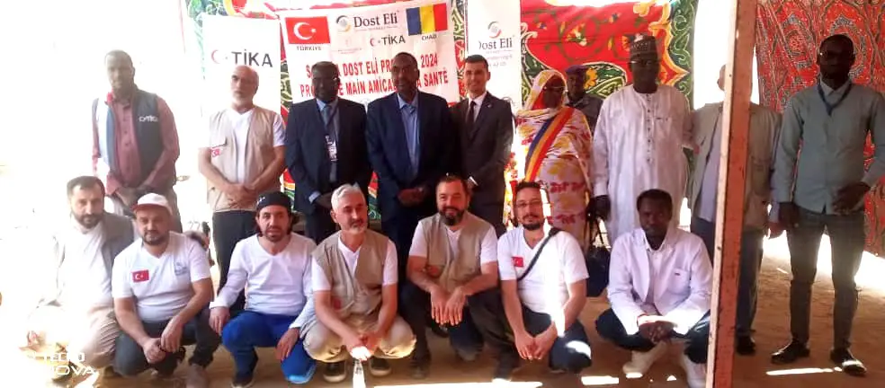 Tchad : Une caravane médicale multidisciplinaire Turque en cours dans le 8e arrondissement de la ville de N’Djamena