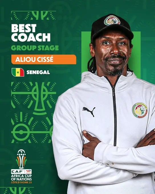 CAN 2023 : Aliou Cissé, l'entraîneur sénégalais, élu meilleur entraîneur des phases de poules