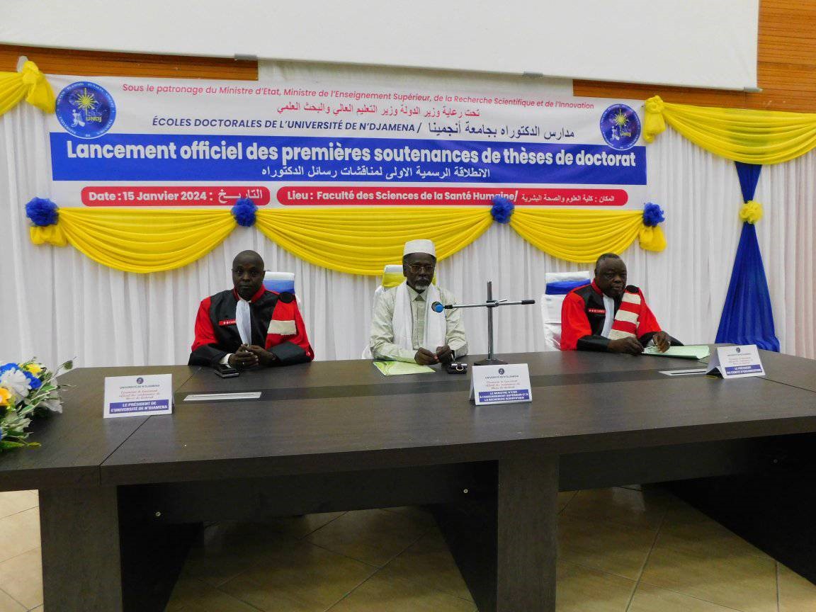 Tchad : Des soutenances des premières thèses de doctorat PhD