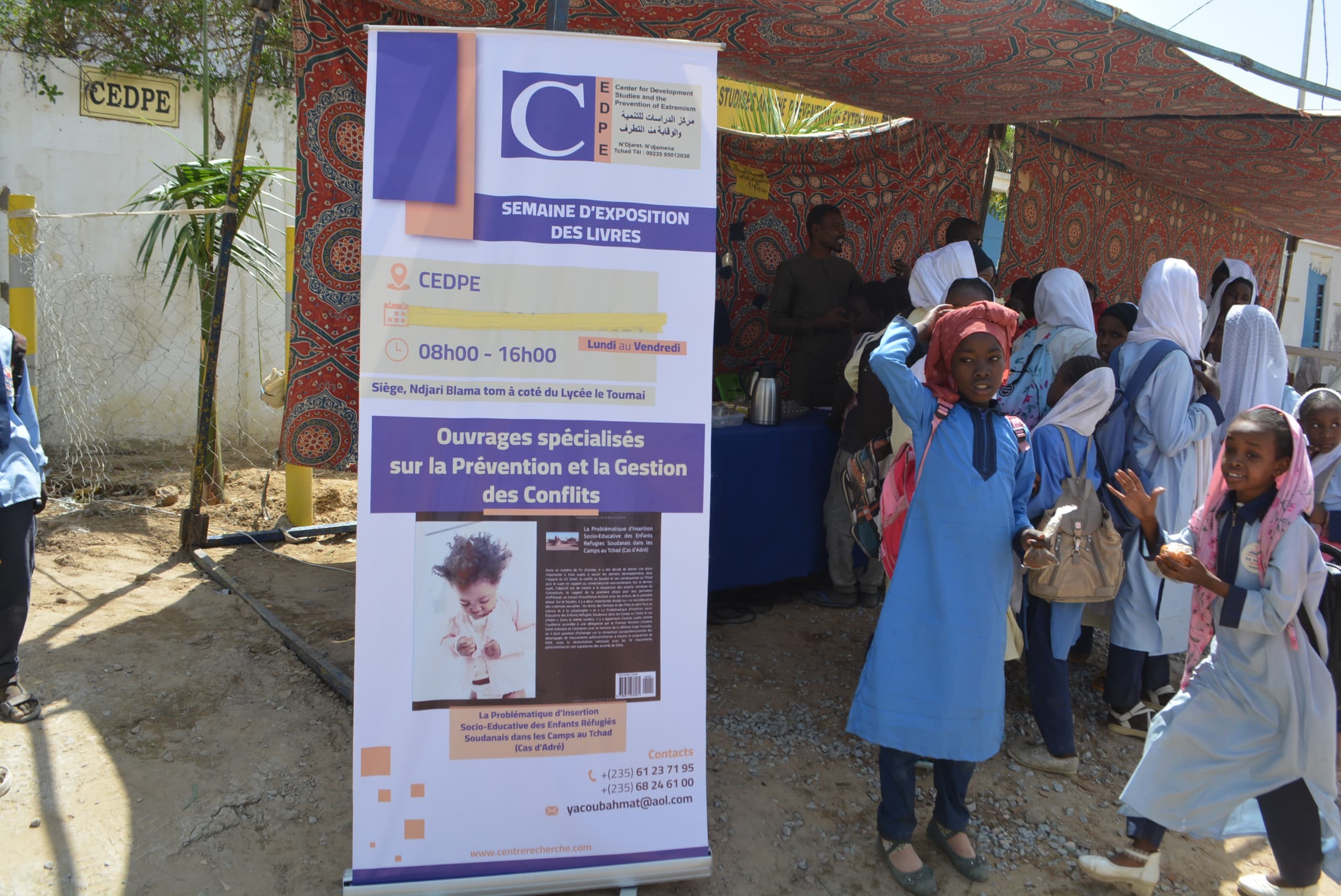Tchad : le CEDPE organise une exposition de livres
