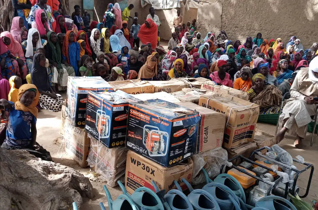 Tchad : l'ANADER offre des kits maraîchers aux groupements agricoles de Ngormondjo